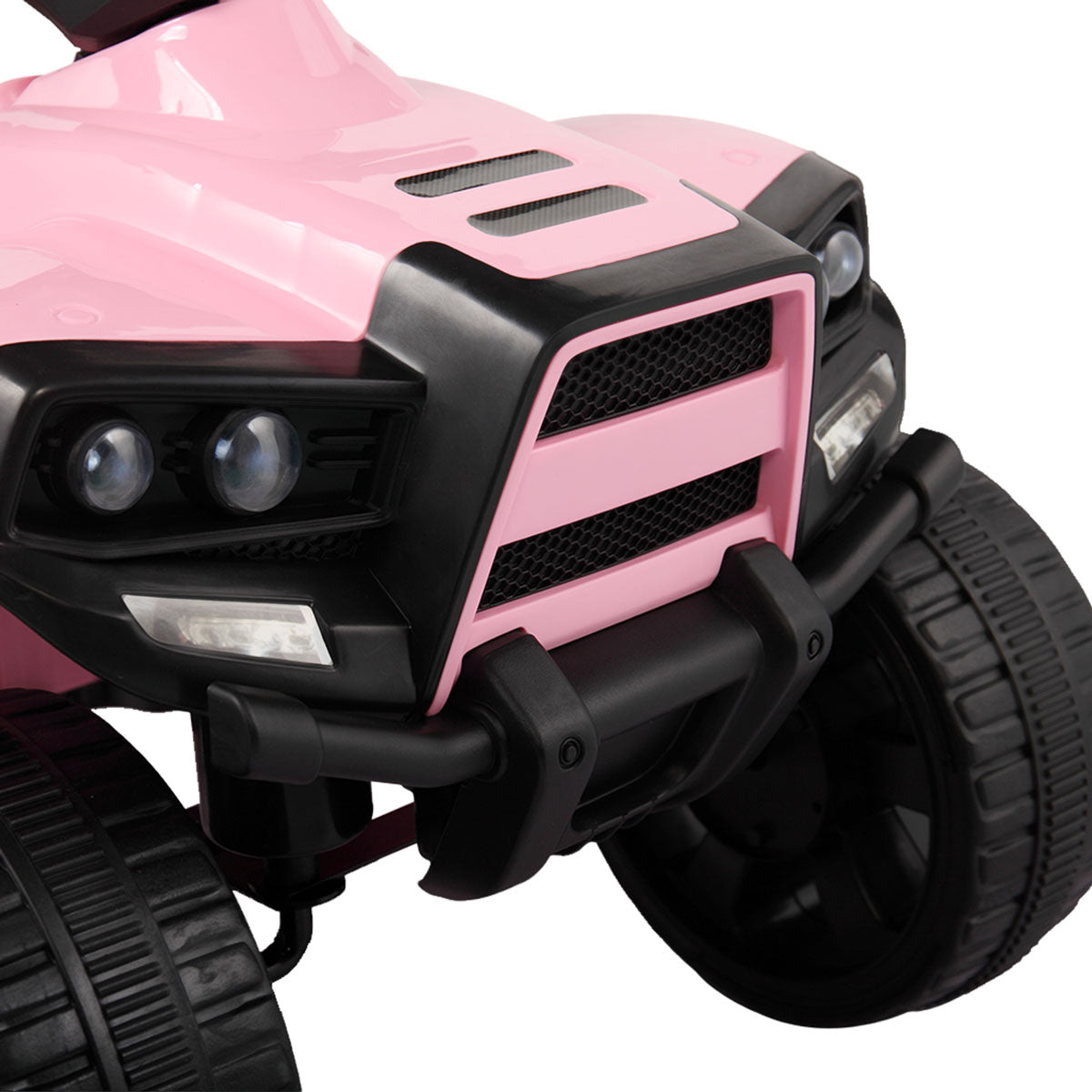 Kids Ride On ATV, 6V Electric Ride On Toy Car, 4 Wheeler for Kids Age 1-2.5, Rechargeable Battery Quad Bike for Boys/Girls, Pink