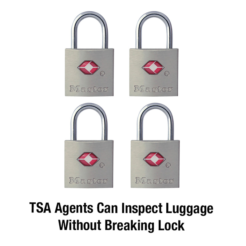 LUGGAGE LOCK22MM PK4