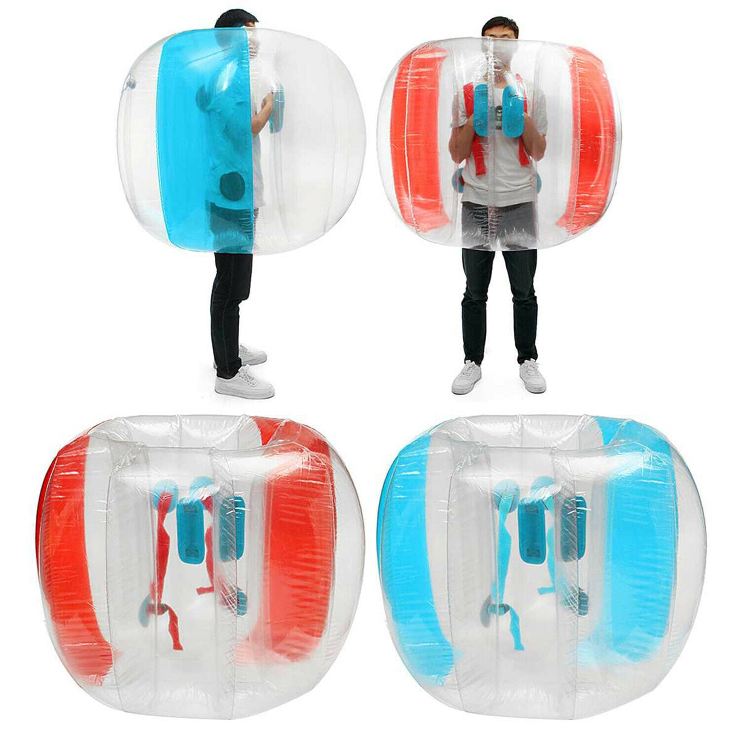 1PCS 0.9m PVC Bumper Bubble Balls Inflatable Body Zorb Ball Soccer Game Outdoor