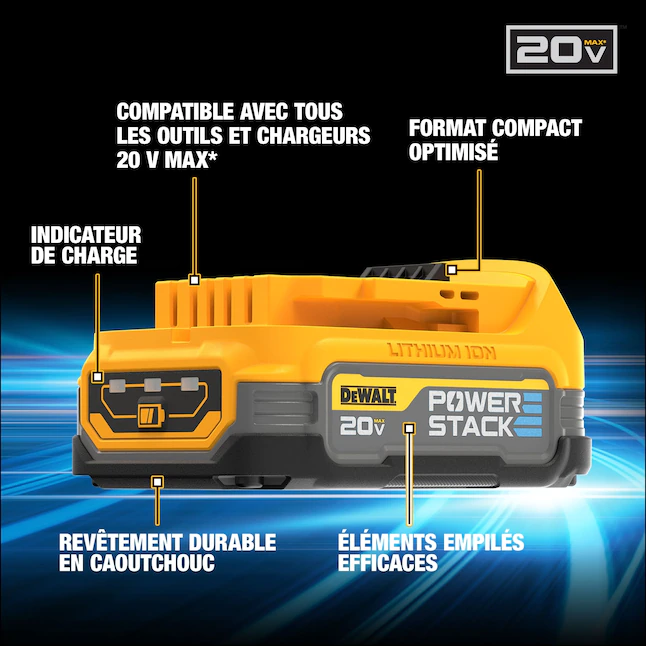 DEWALT DCBP034-2 20-Volt MAX POWERSTACK Compact Battery (2-Pack)