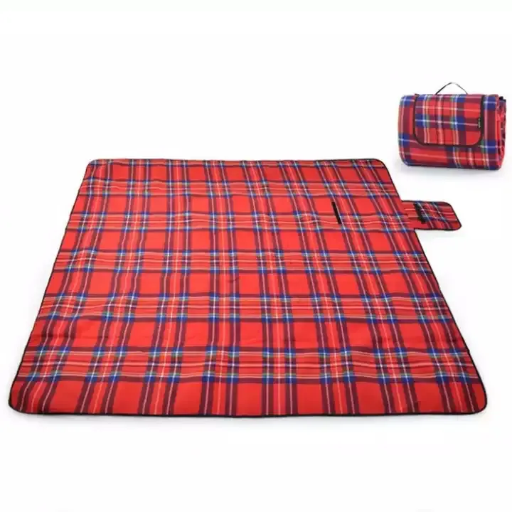 Outdoor   Picnic Blanket Extra Large Sand Proof and Waterproof Portable Beach Mat for Camping Hiking Festivals