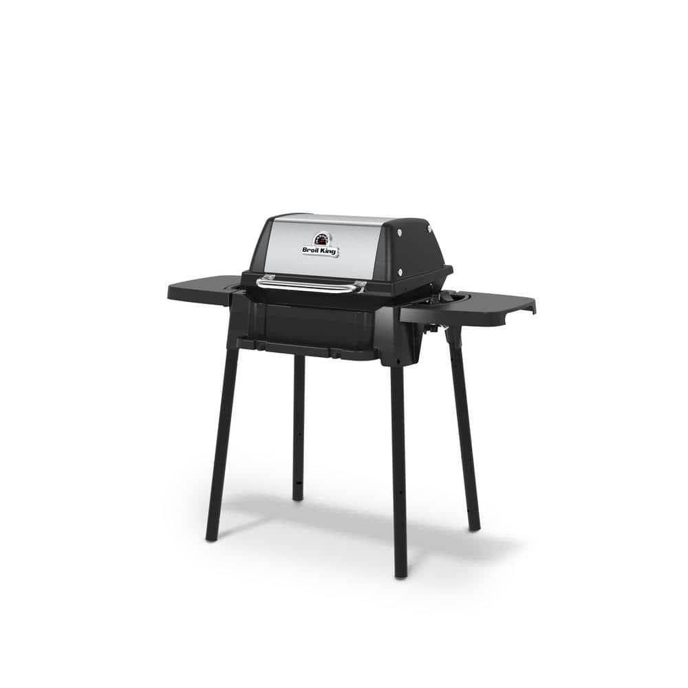 Broil King PortaChef 120 Portable Propane Grill in Stainless Steel and Black