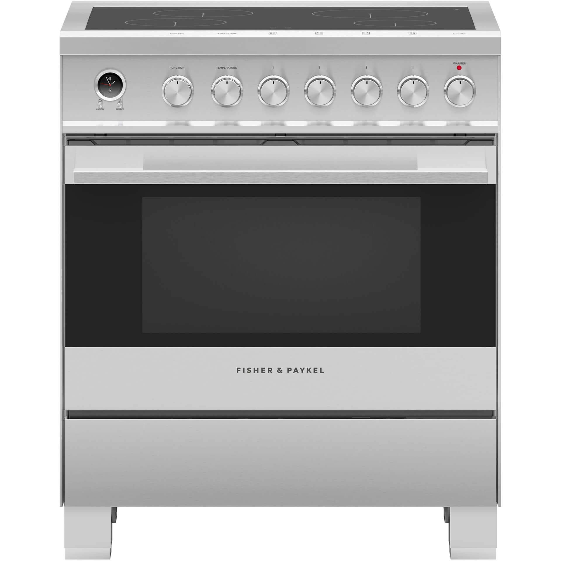 Fisher & Paykel 30-inch Freestanding Electric Induction Range with Self-Cleaning Oven OR30SDI6X1