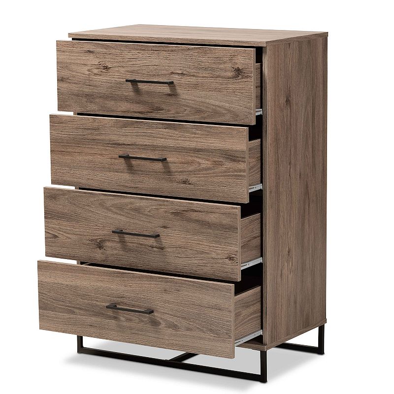 Baxton Studio Daxton 4-Drawer Chest