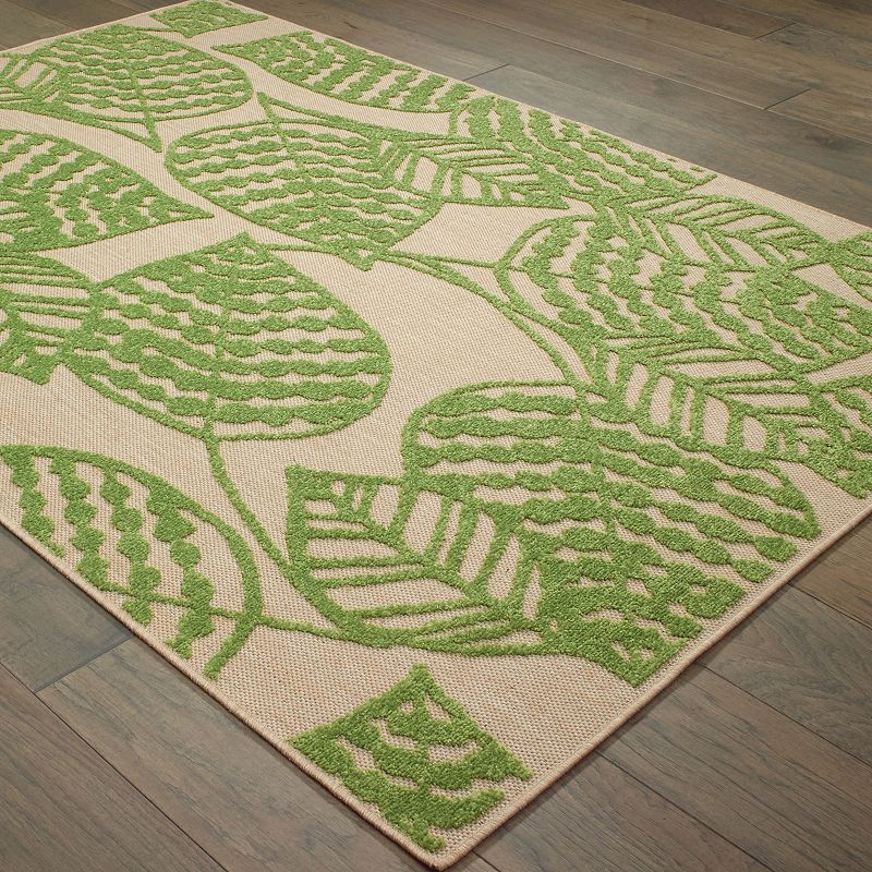 StyleHaven Corisco Botanical Leaves Rug