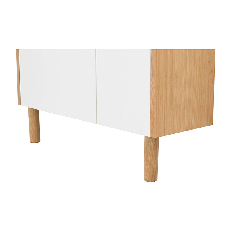 BARTON Study Desk 71cm - Natural & White