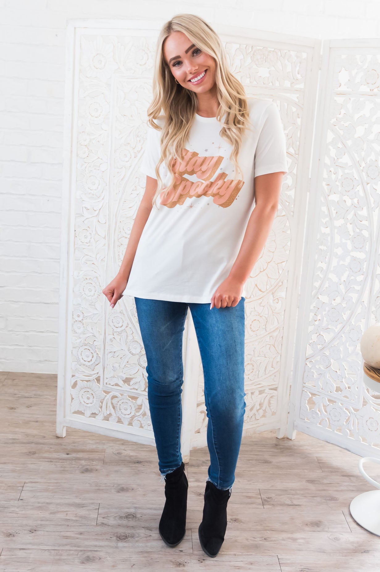 Stay Spooky Modest Graphic Tee