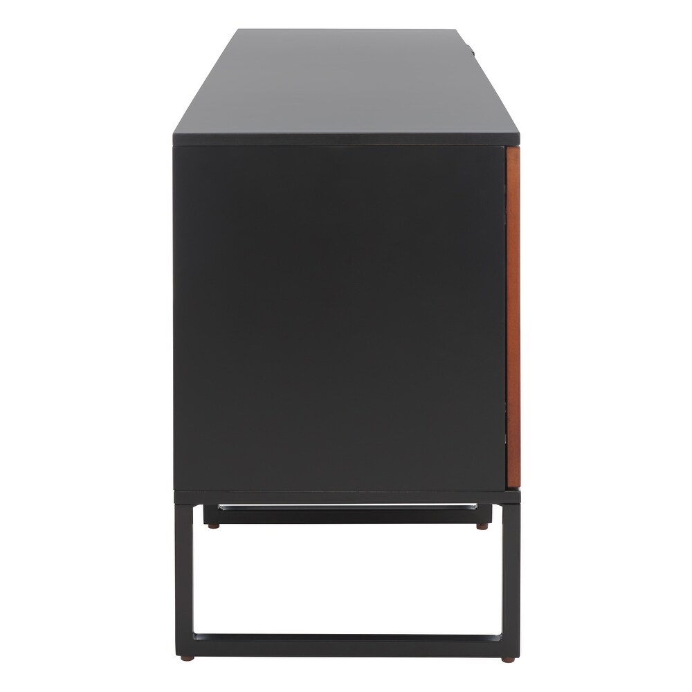 SAFAVIEH Home Collection Vance Single Door 2 Drawer 2 Shelf Media Stand   54\