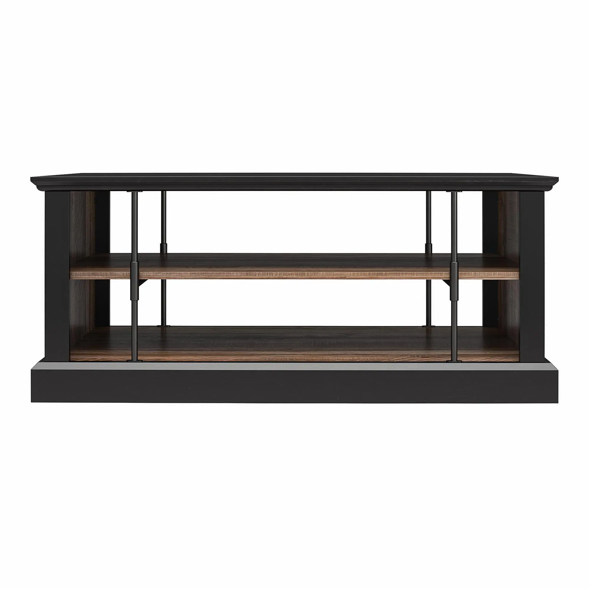 Hoffman Two-Toned Coffee Table with Shelves