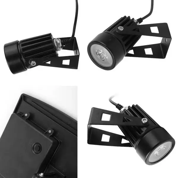 Twin Solar Spotlight Outdoor Light Sensor Lamps Waterproof