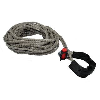 LockJaw 516 in. x 50 ft. Synthetic Winch Line Extension with Integrated Shackle 21-0313050