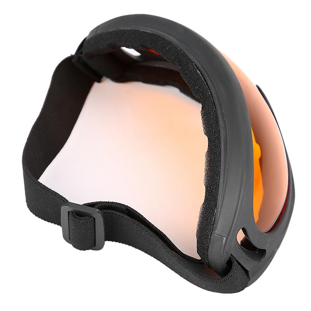 Uv400 Protection Windproof Anti-shock Goggles Motorcycle Sports Ski Glasses(orange)