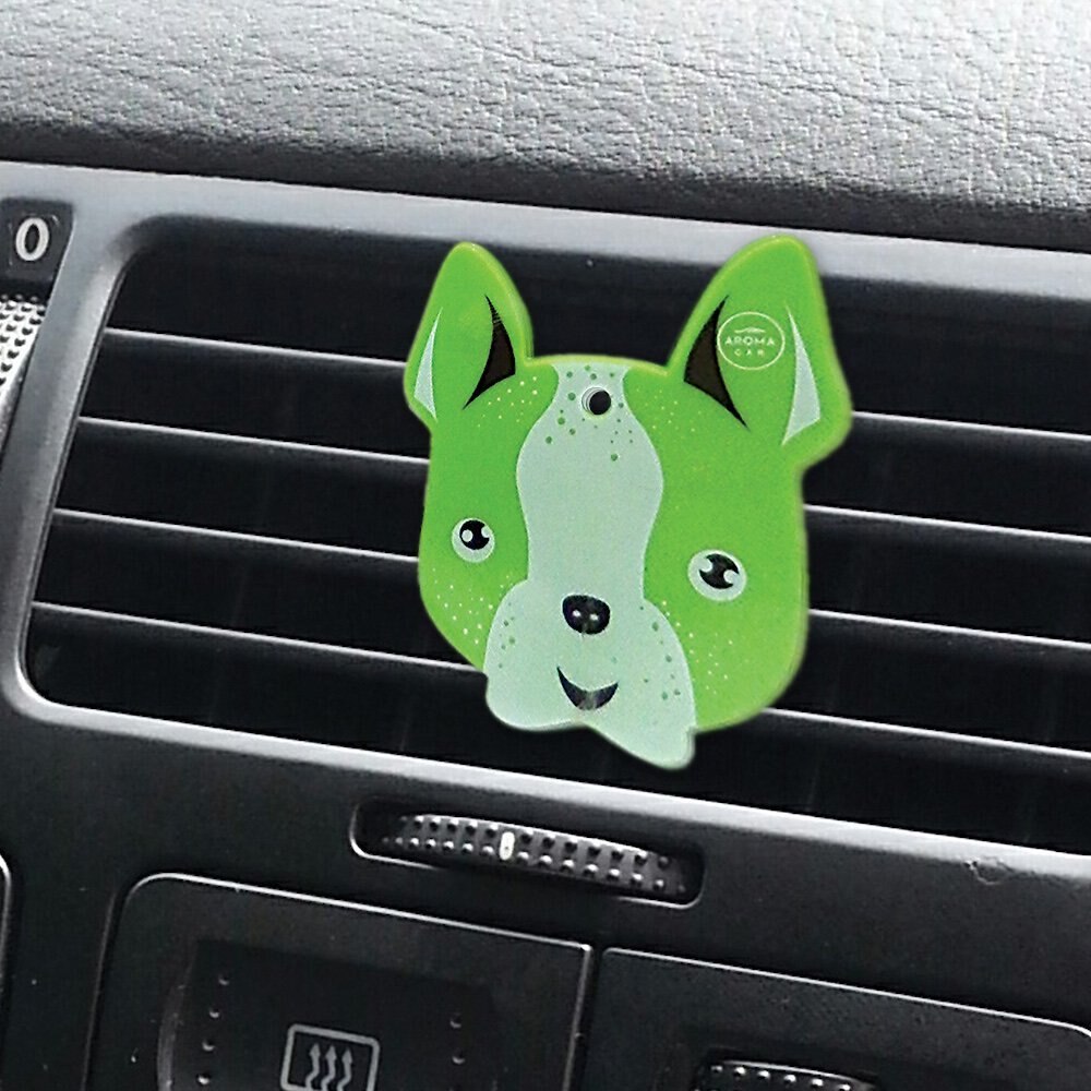 Aroma Car Love Pets Dog Fancy Green Car Air Freshener