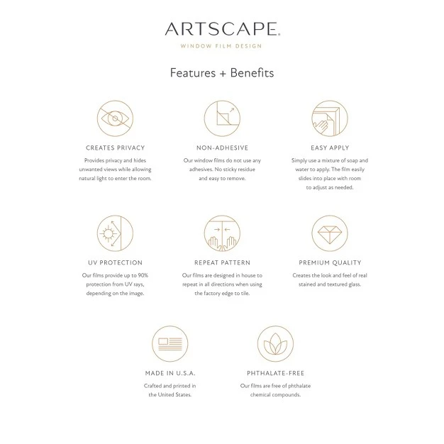 X 36 quot Sunset Window Film Artscape