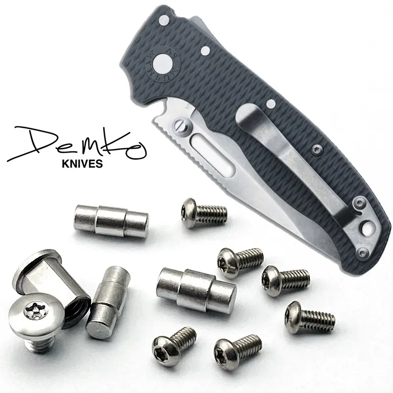 Aluminum Titanium Stainless knife Hardware kits customized available