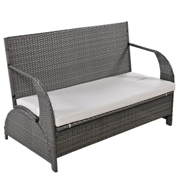 1 Piece Multifunctional Deformable Outdoor Loveseat