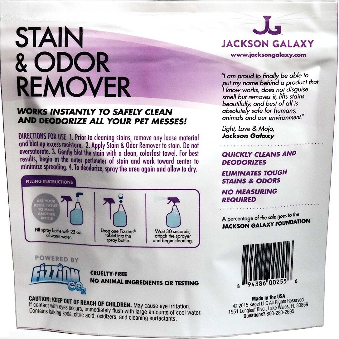 Jackson Galaxy Solutions Stain and Odor Remover Refill Tablets