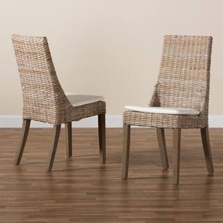 bali  pari Toby White and Greywashed Rattan Dining Chair 209-2P-12795-HD