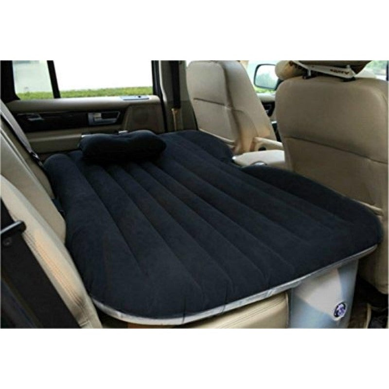 AirBedz PPI-BLK_PV_CARMAT Mid Size Rear Seat Air Mattress Portable DC Air Pump Included