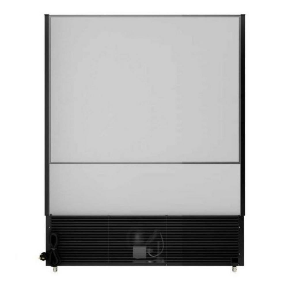 Cooler Depot 60 in. W 83 cu. Ft. commercial Air Curtain open case cooler Merchandiser refrigerator in Black DXXBLF1580