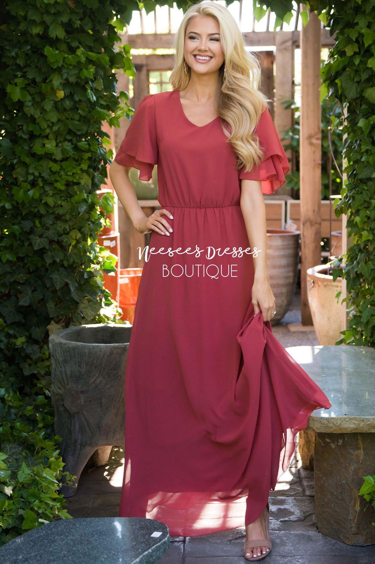 The Chloe Chiffon Maxi Dress