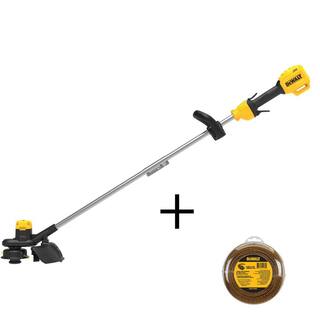 DW 20V MAX Cordless Battery Powered String Trimmer (Tool Only) with Trimmer Line DCST925BW1DT802