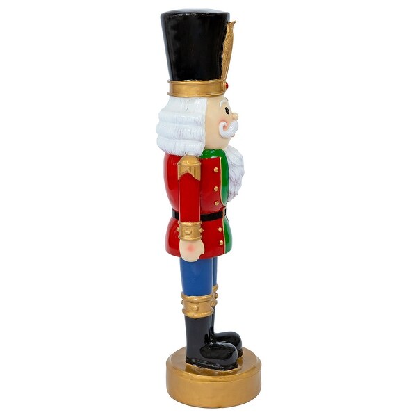 Sunnydaze Tommy the Toy Soldier Christmas Nutcracker Statue