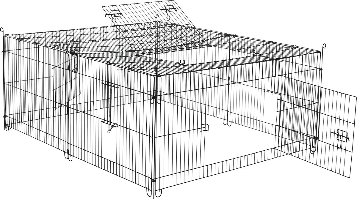 Frisco Portable Outdoor Small Pet Cage (with cover)