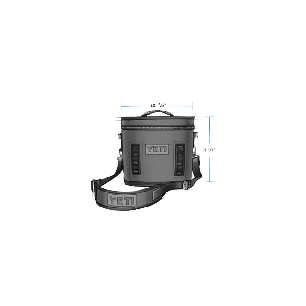 Yeti Charcoal Hopper Flip 12 Soft Cooler ;