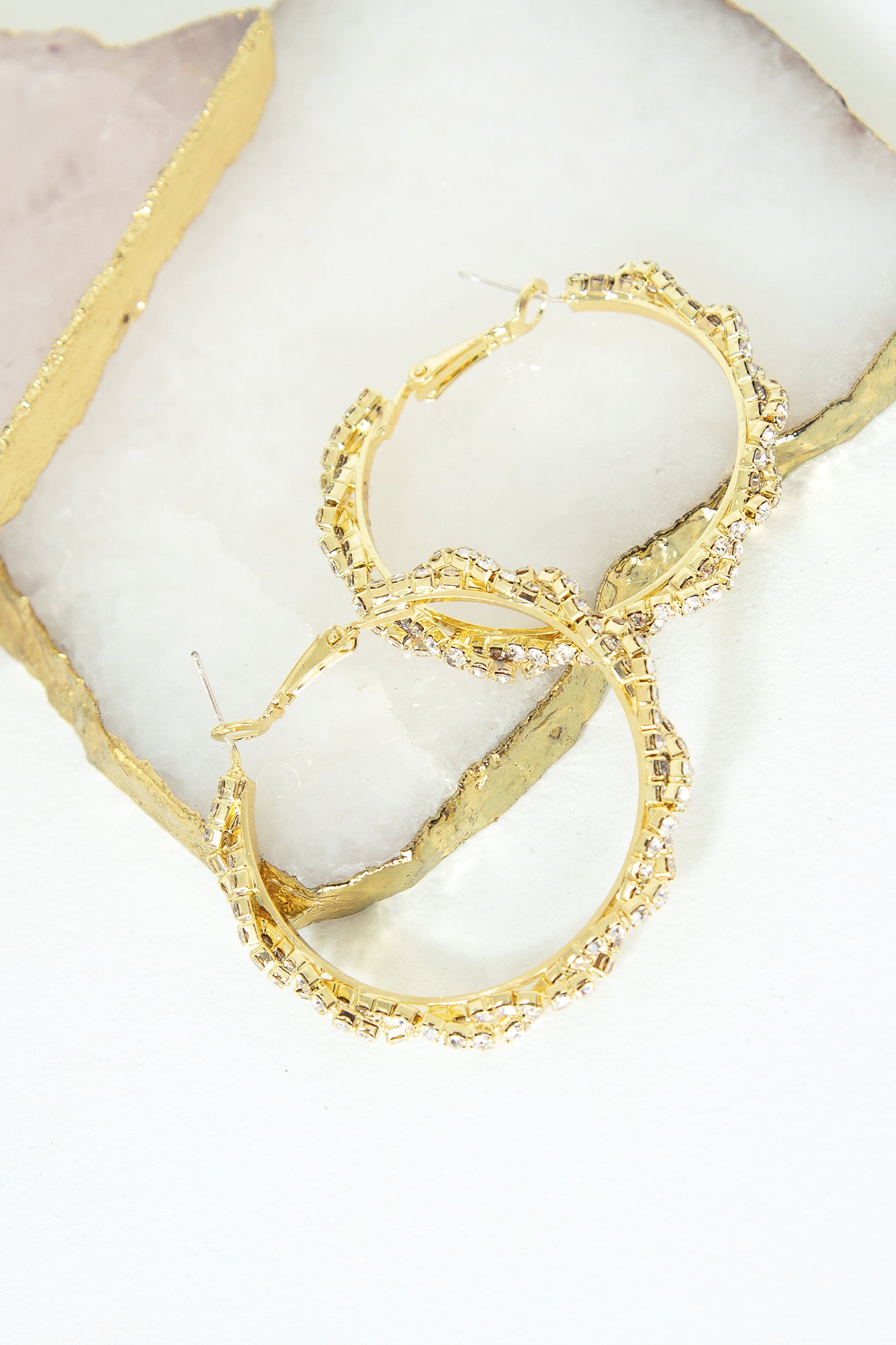 Add Some Pizzazz Hoops Gold