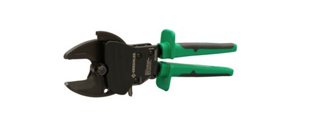 Greenlee Ratchet Cable Cutter 11.25 Cushioned Grip Open Jaw