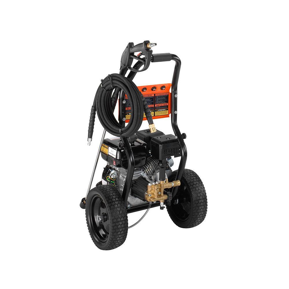 ECHO 3100 PSI 2.5 GPM Gas Cold Water Pressure Washer with 212 cc 4-Stroke Engine and 25 Foot Hose with 4 Included Nozzle Tips PW-3100