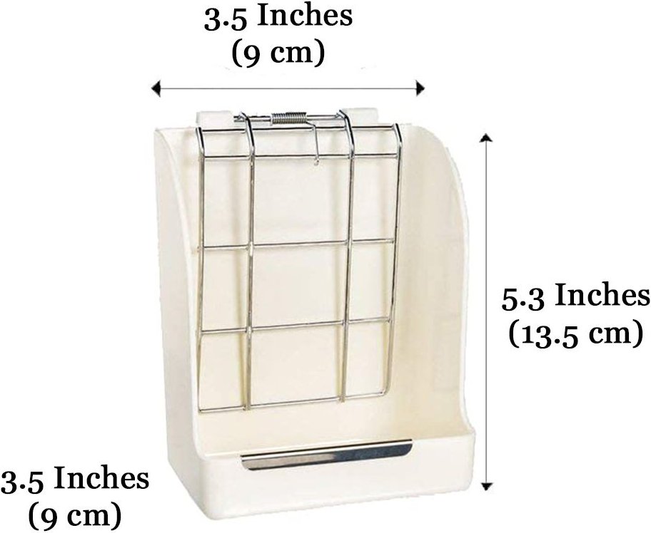 SunGrow Rabbit， Bunny and Guinea Pig Hay Feeder Rack Food Dispenser