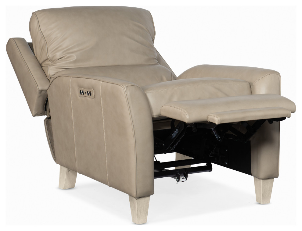 Dunes Power Recliner With Power Headrest   Transitional   Recliner Chairs   by Hooker Furniture  Houzz