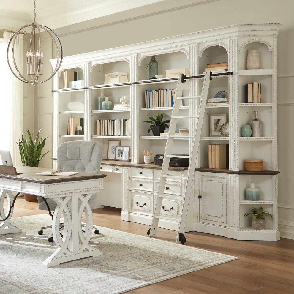 Parker House Provence 22 quotOpen Top Bookcase   Farmhouse   Bookcases   by Parker House  Houzz