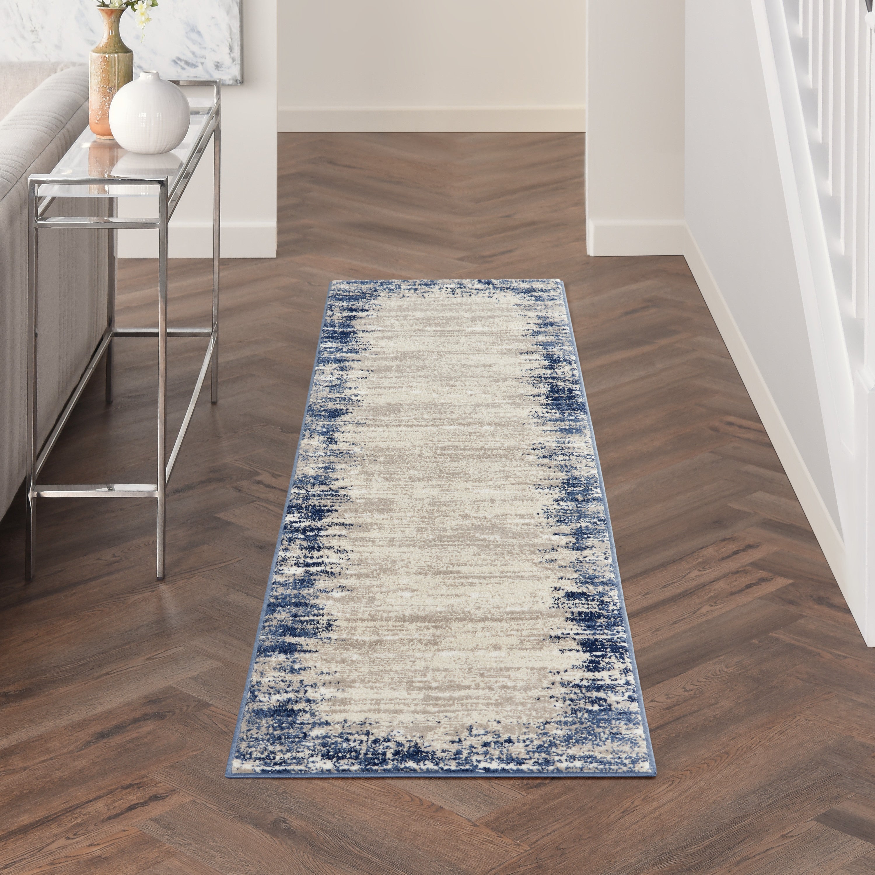 Cyrus Ivory/Navy Rug