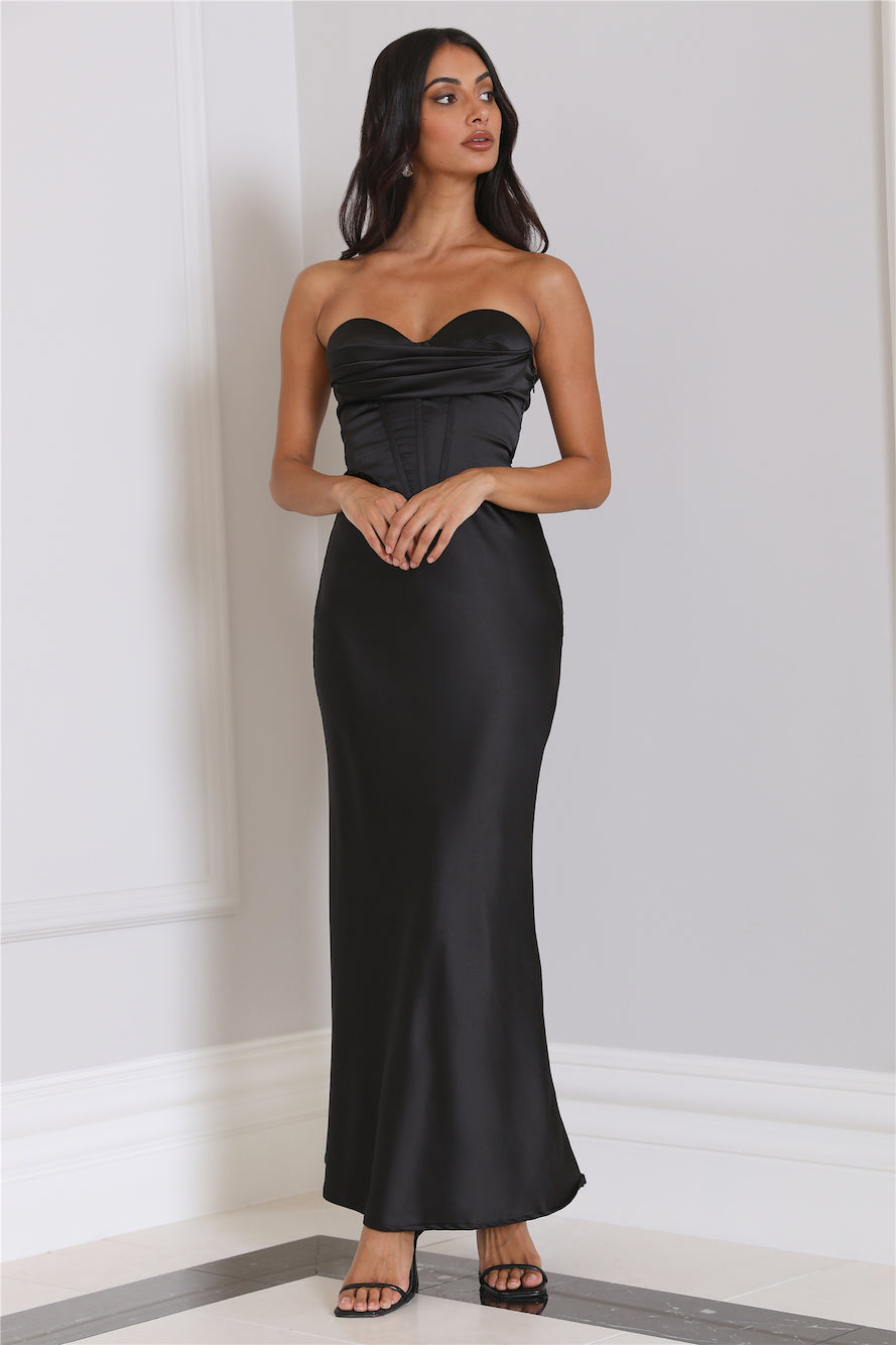 Loves Luxe Maxi Dress Black