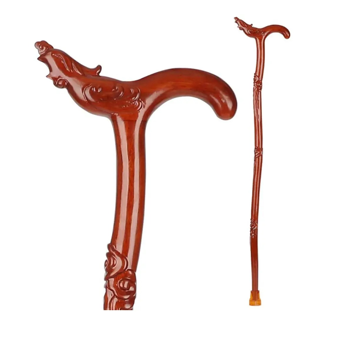 Classic Design Mango Wooden Walking Stick Handle With Premium Quality Camping   Hiking At best price product