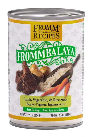 Fromm Frommbalaya Lamb， Vegetable， and Rice Stew Canned Dog Food;