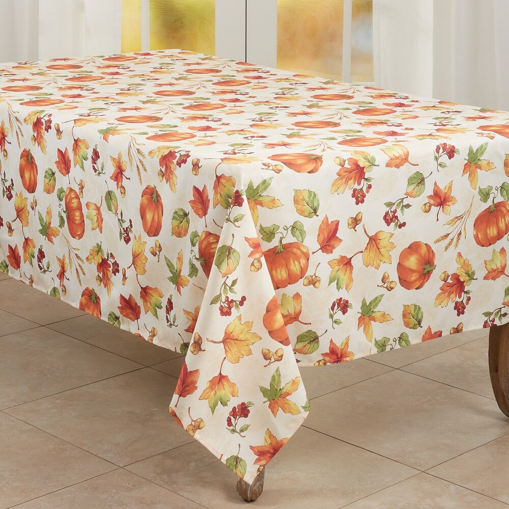 Fall Pumpkin Design Tablecloth