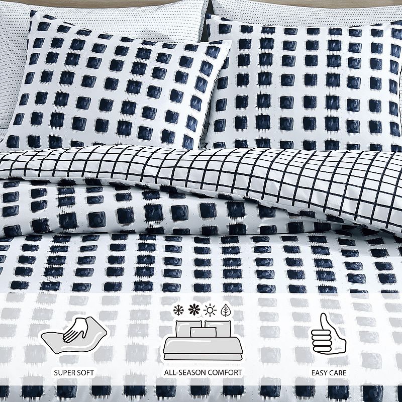 City Scene Urban Shibori Duvet Cover Set