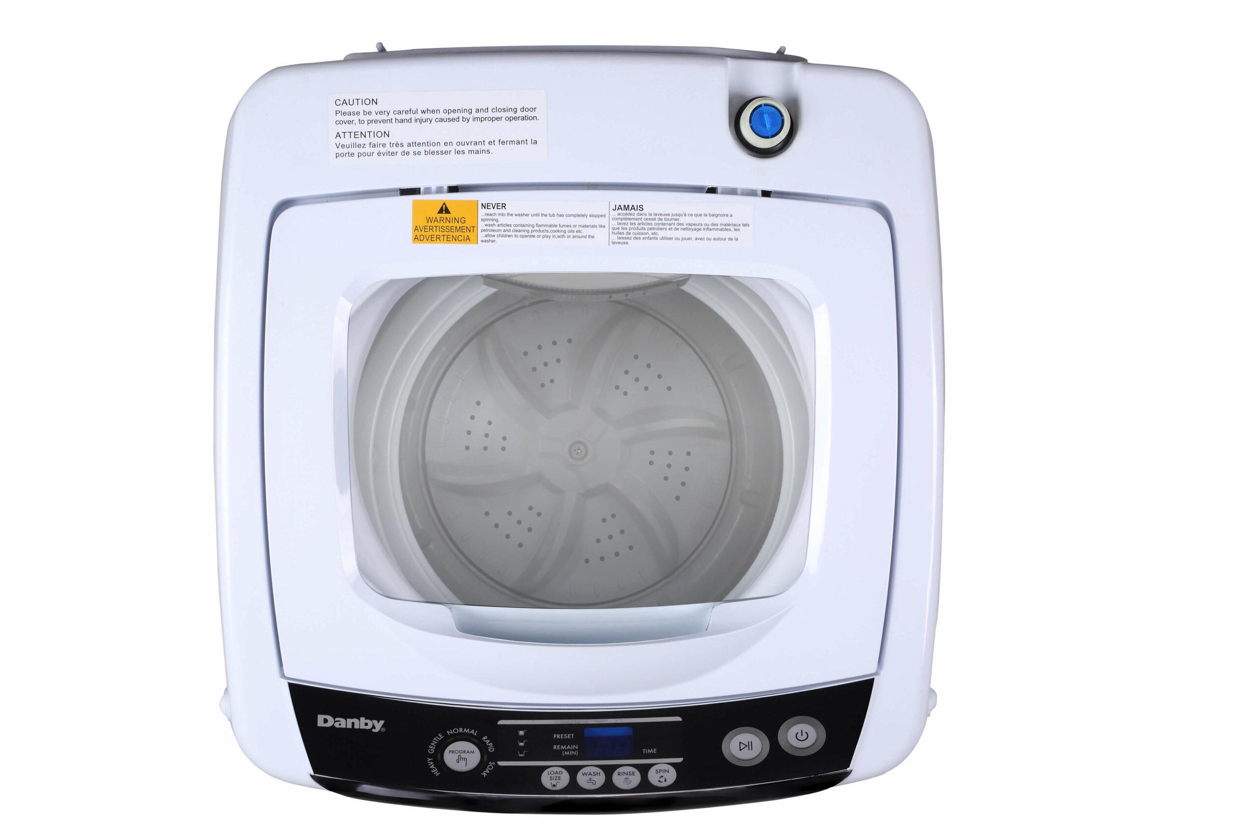 Danby DWM030WDB6 Danby Compact 0.9 Cu. Ft. Top Load Washing Machine For Apartment