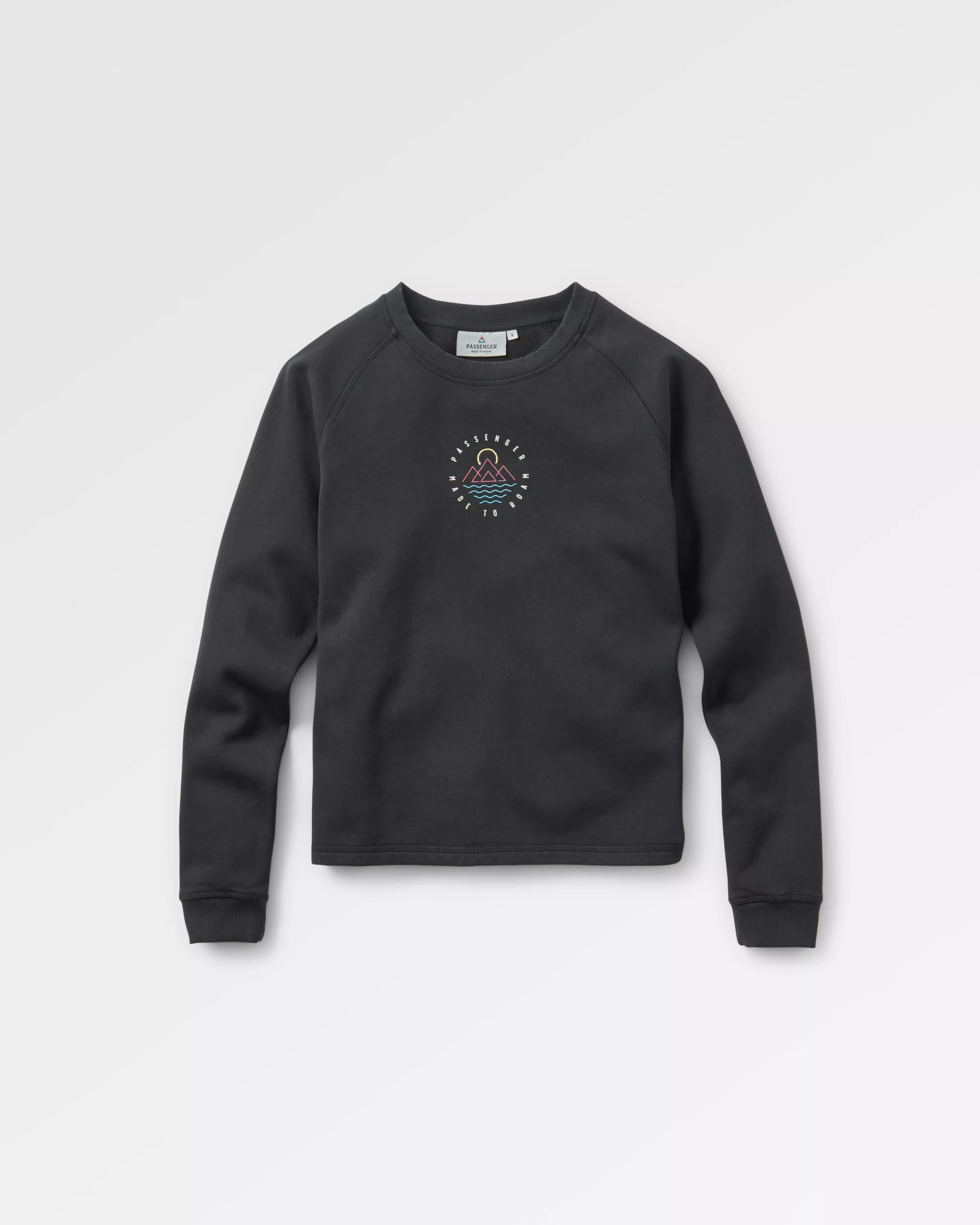 Remote Recycled Cotton Sweatshirt - Black