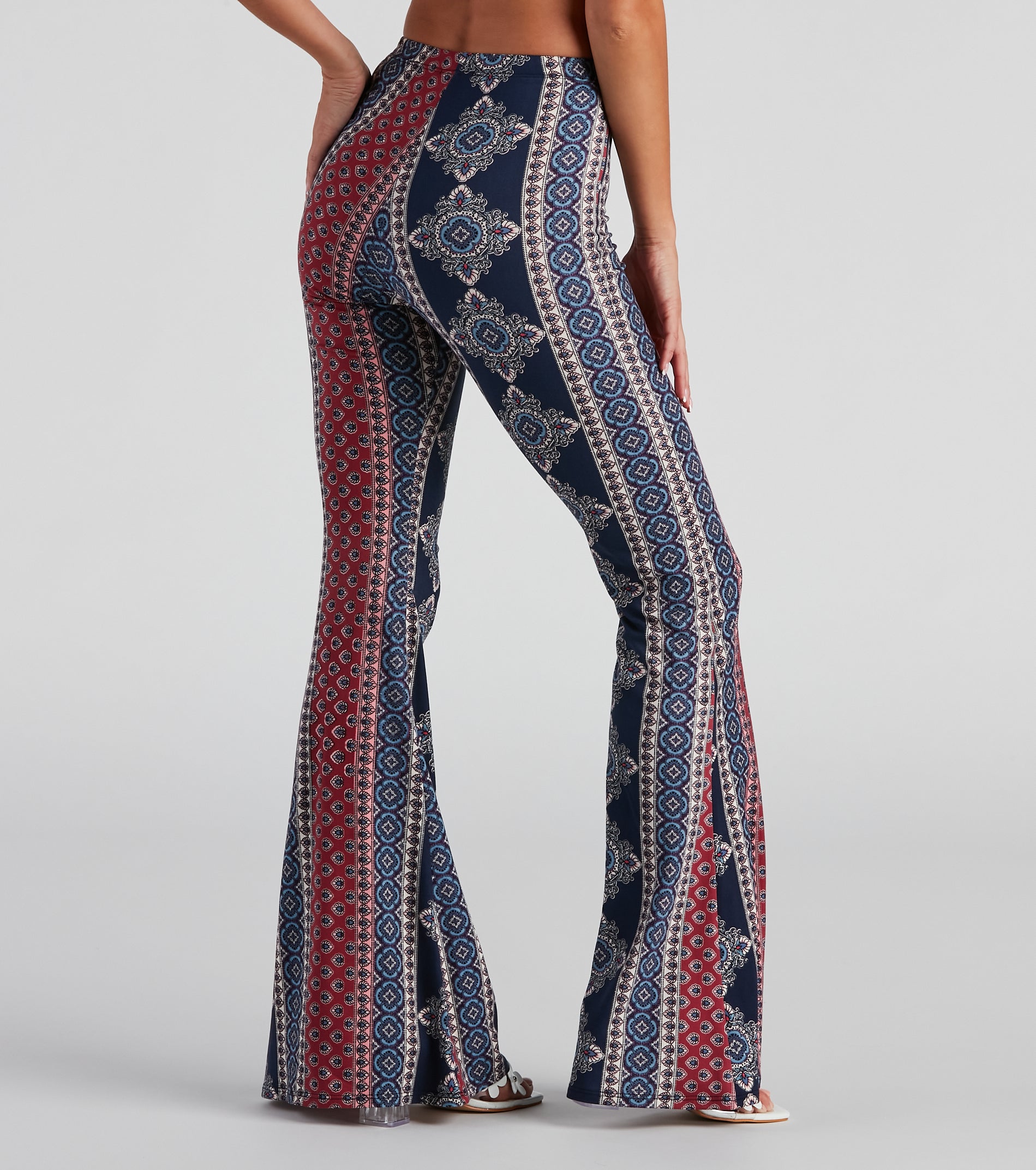 Boho Flare High Rise Pants