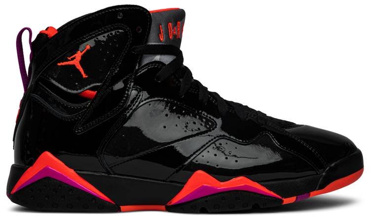 Wmns Air Jordan 7 Retro 'Black Gloss' 313358-006