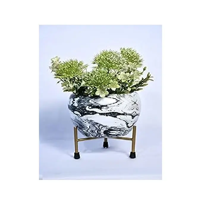 Marvelous Design Small Flower Planter Pots With Stand For Home   Garden Decoration Metal Planters Pots At Cheap Price