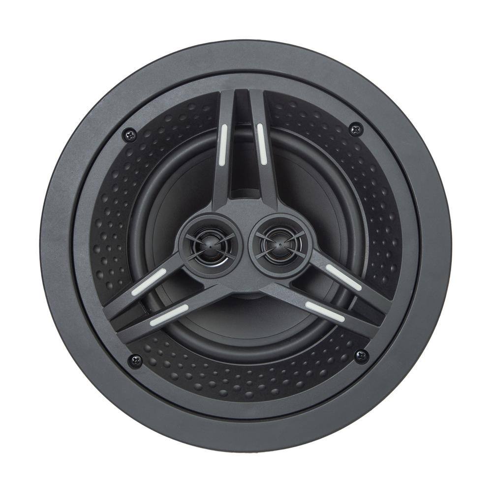 E Series 100-Watt-Continuous-Power In-Ceiling Dual-Tweeter with 6-12 in. Cone Woofer SC-DX-EC6-DT