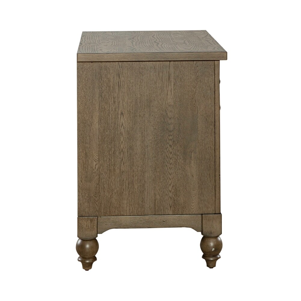 Americana Farmhouse Dusty Taupe Lateral File Cabinet