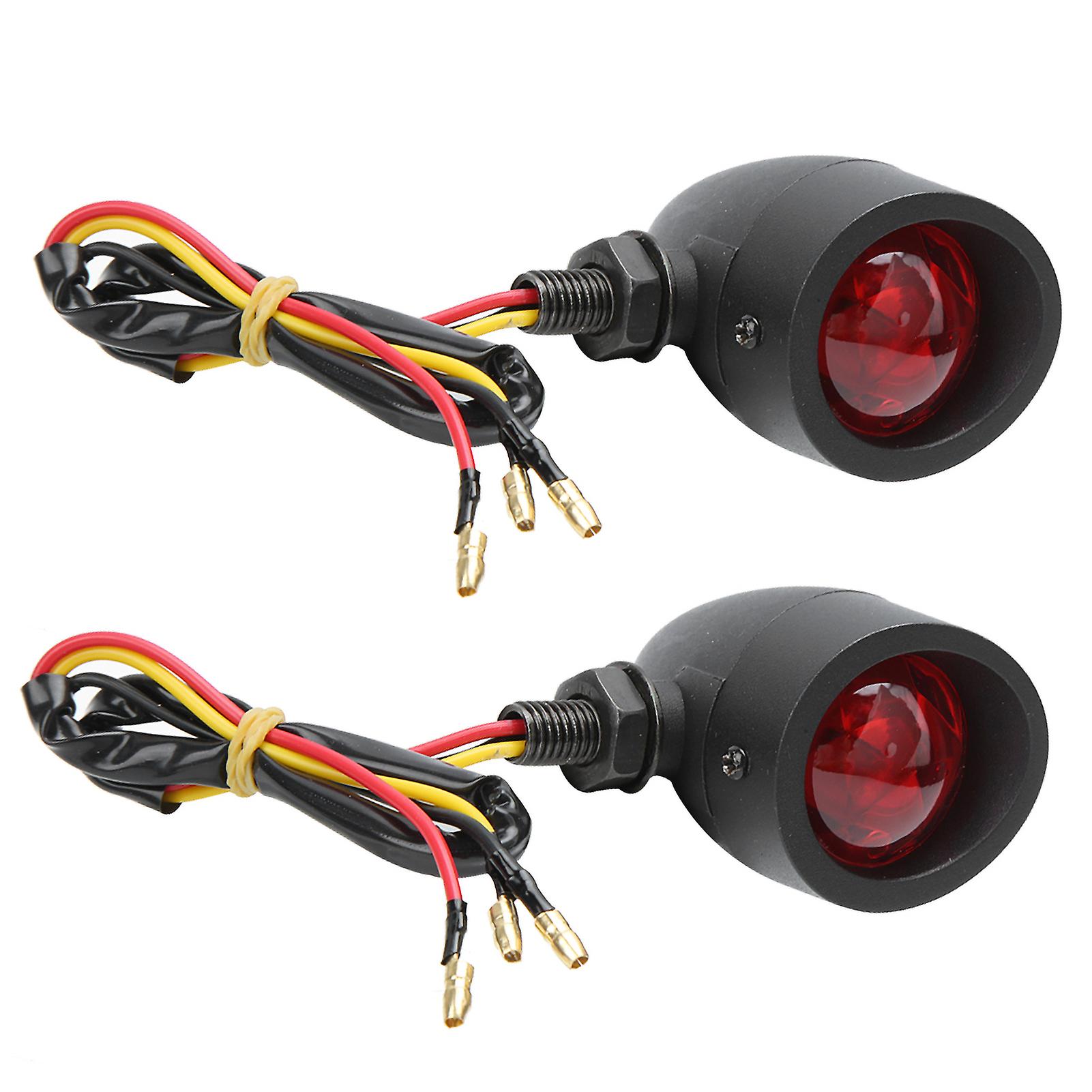 2pcs 12v Universal Waterproof Vintage Turn Signal Light Bulb Indicator Lamp