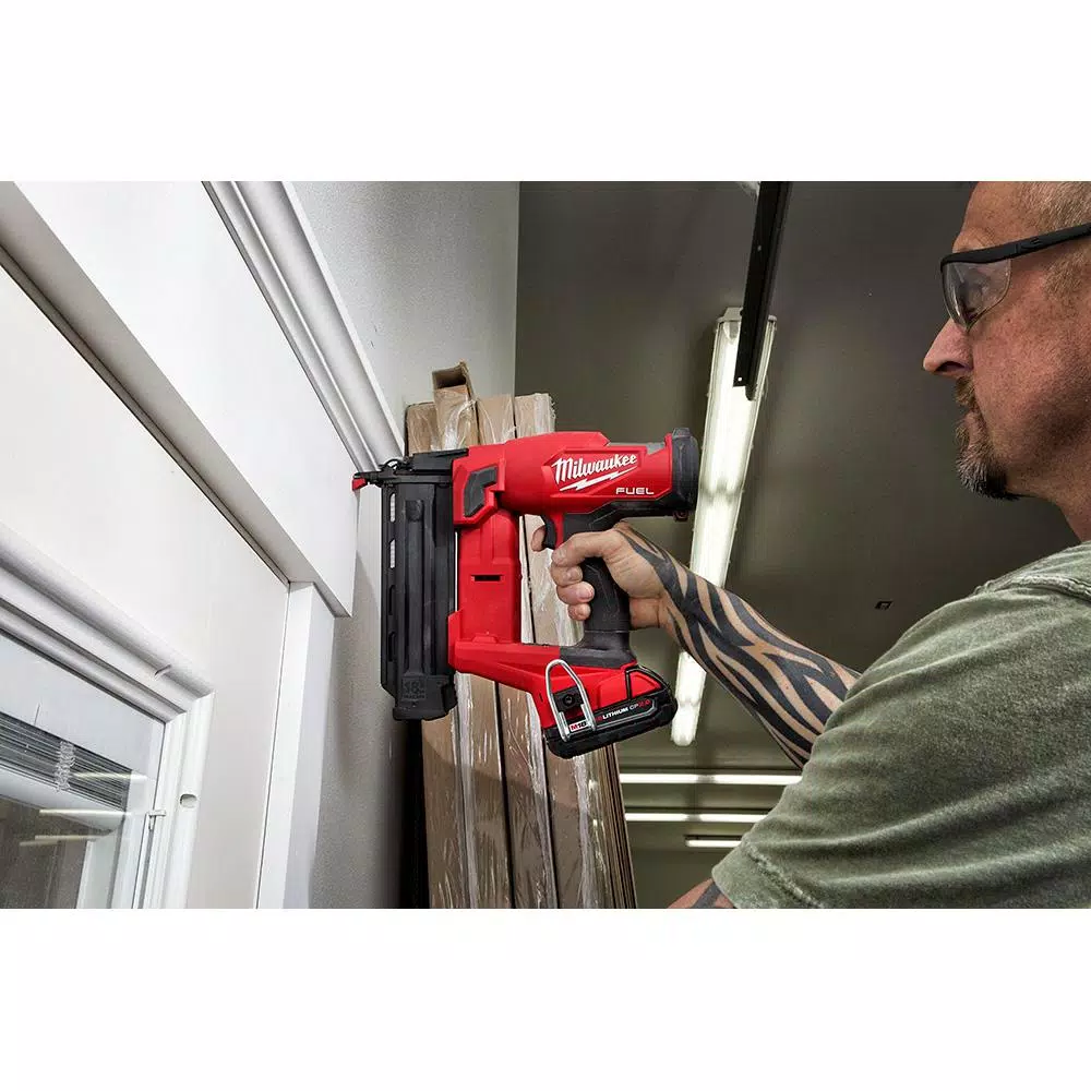 Milwaukee M18 FUEL 18-Volt Lithium-Ion Brushless Cordless Gen II 18-Gauge Brad Nailer (Tool-Only) and#8211; XDC Depot